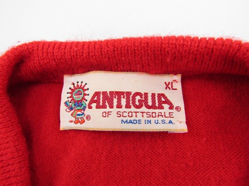 VTG Ohio State University Sweater Vest Mens XL Red College V Neck Buckeyes - Picture 2 of 10
