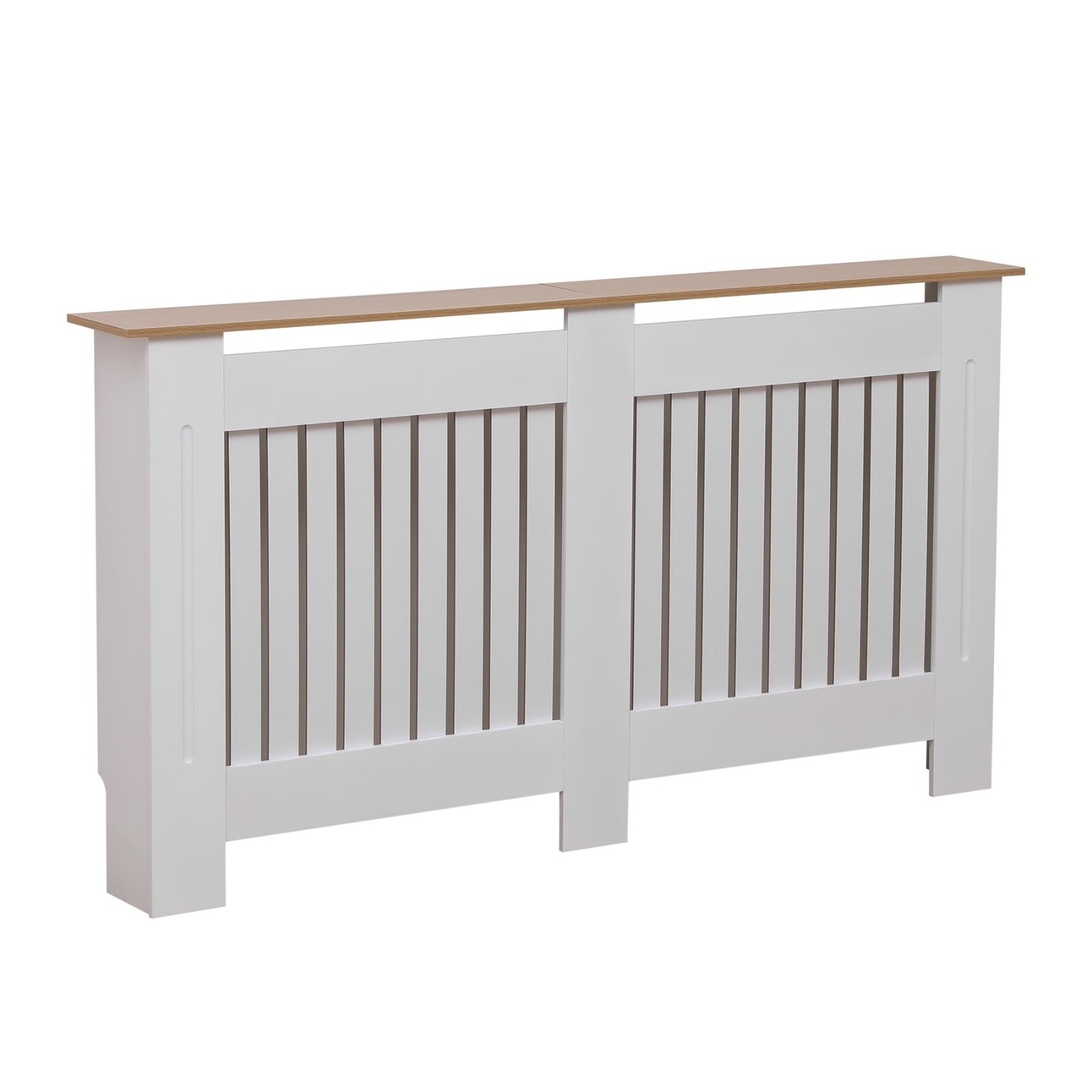 Kensington Radiator Cover Extra Large Vertical Slats Cabinet White inc Warranty