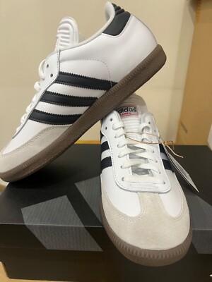 Adidas Samba Classic White 772109 BROWN GUM BOTTONS MEN`S | eBay