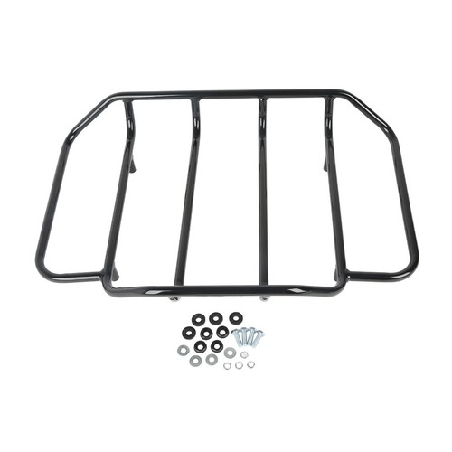 King Trunk Luggage Backrest 2 Up Mount Rack Fit For Harley Electra Glide 97-2008 - Picture 10 of 12