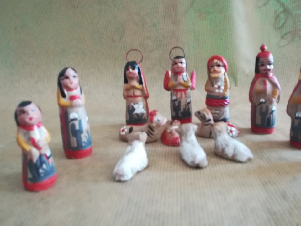 Presepe terracotta messicano colore mattone - Immagine 4 di 4