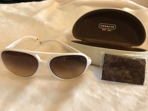 white coach sunglasses