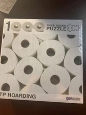 Funwares TP Hoarding Toilet Paper Puzzle 1000 Piece Jigsaw Puzzle