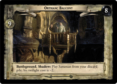 4x  Orthanc Balcony - 4U361 Ungraded The Two Towers