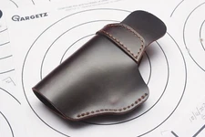 *NEW* Brown Leather multi-fit IWB Holster: **Fits most full/compact size pistols