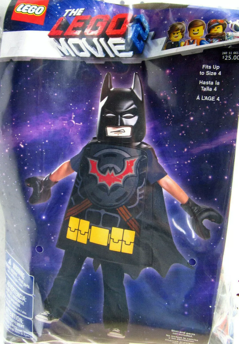 Basic Lego Movie 2 Toddler Batman Costume