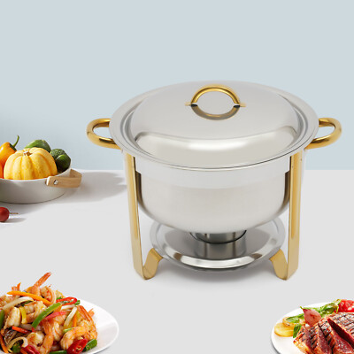 5.2Qt Chafing Dish Speisewärmer Wärmebehälter für Outdoor-Aktivitäten Buffet