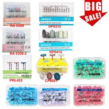 Dental Diamond Polishing Cups Composite Polisher Kit F/ Low Slow Speed Handpiece