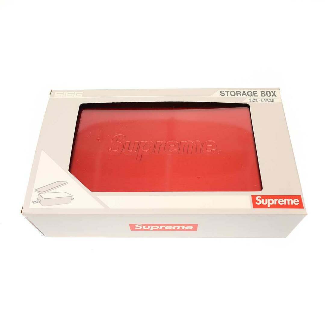 Supreme 18SS SIGG STORAGE BOX LARGE RED L Used MESC-0 | eBay