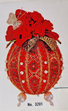 Walco PIN CUSHION KIT 3201 Tabletop Flowers Easter Xmas Ornament Pearls Bead