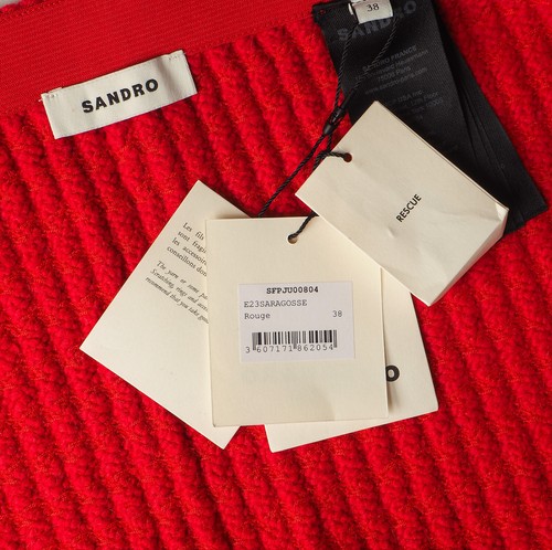 Sandro Paris Women's Skirt Size 38 FR / M Wool Blend SFPJU00804 - Bild 6 von 10