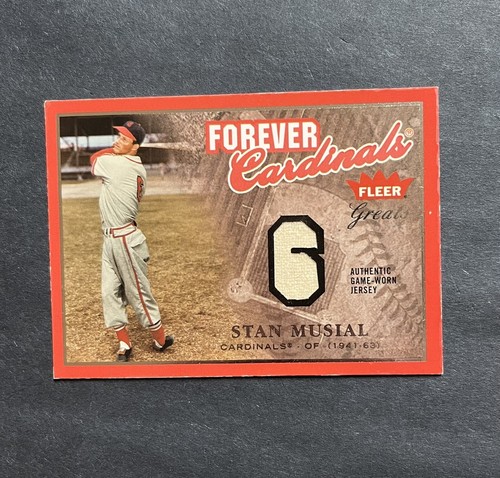 2004 Fleer Greats of the Game Relics Uniform Nummer /99 Stan Musial #F-SM