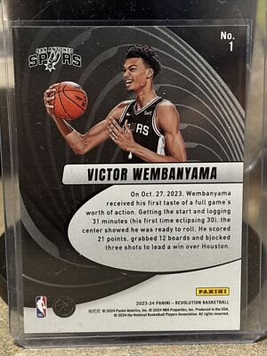 wembanyama rc ウェンバンヤマ Victor Wembanyama 2023 Select #87 Concourse Price Guide