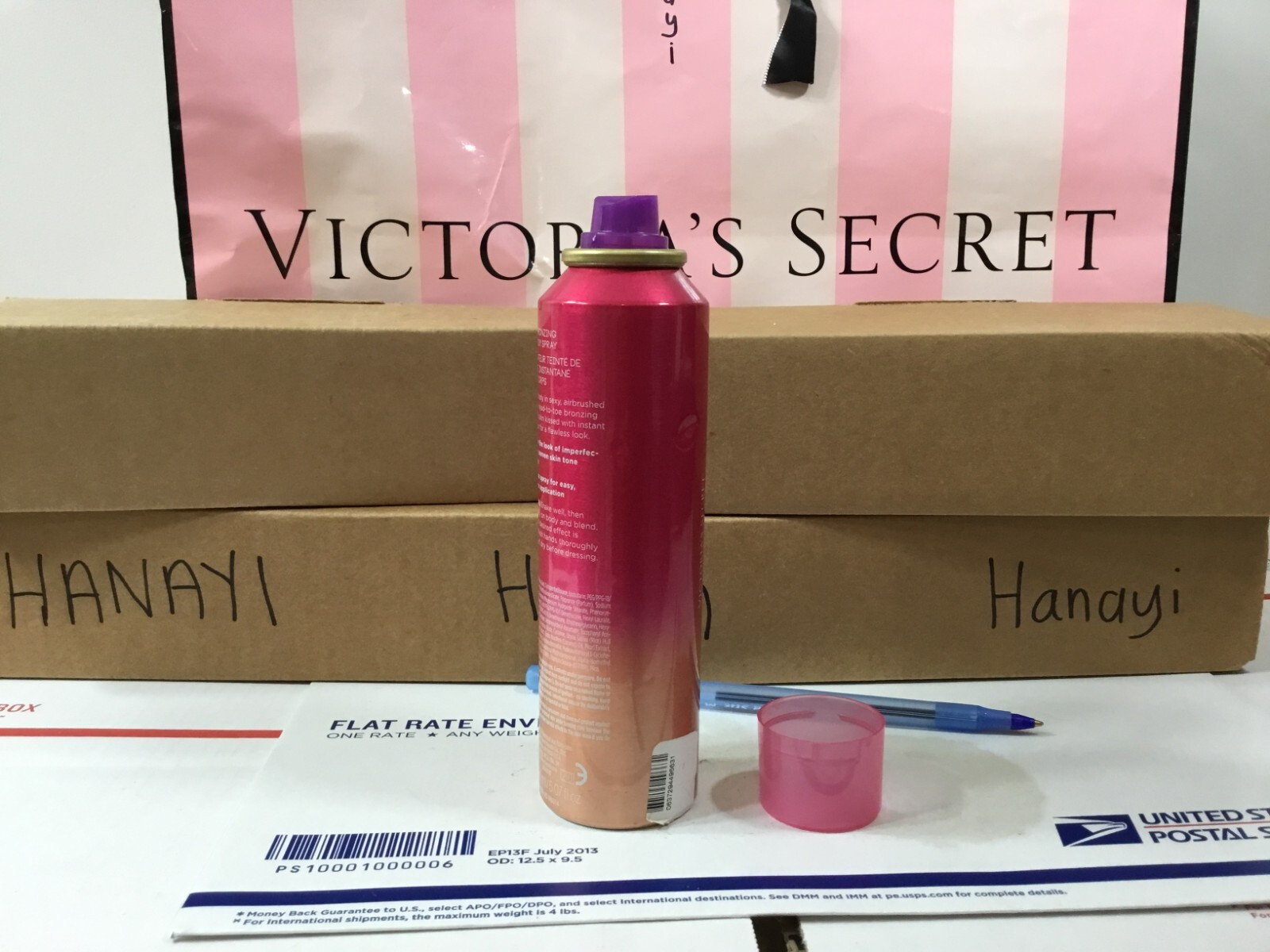Victoria's Secret BRONZE INSTANT BRONZING TINTED Body Spray With Aloe 3.72 oz