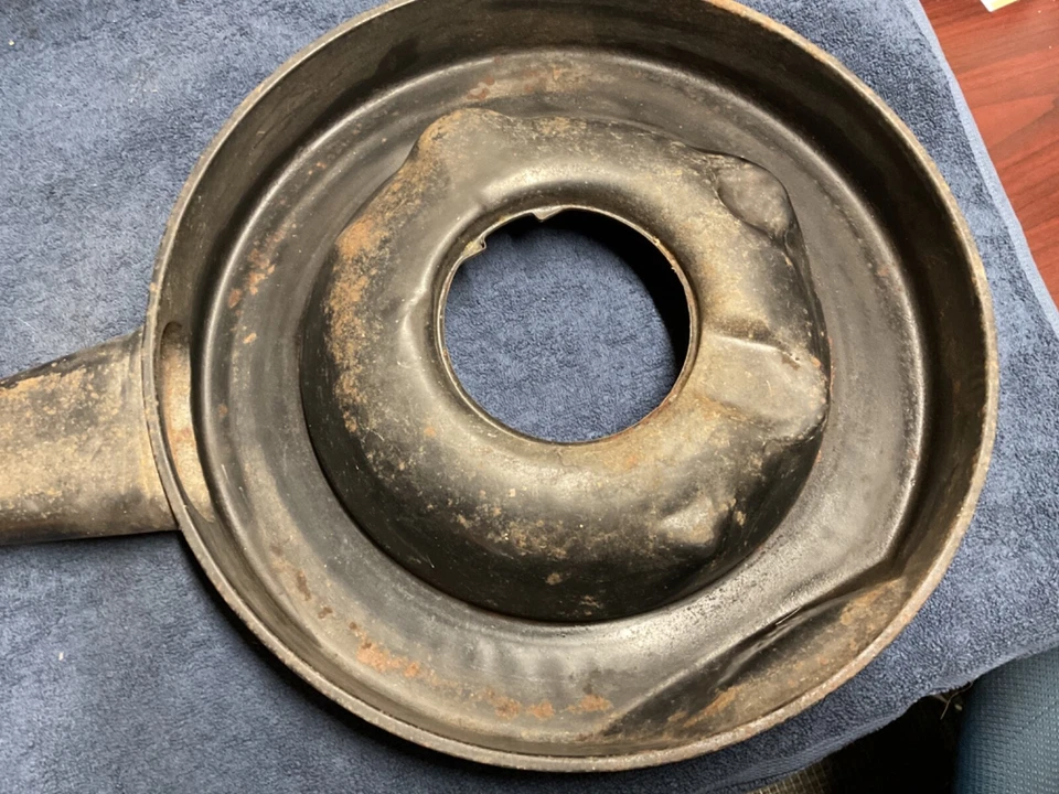 67 Camaro Chevelle SS 396 325hp Original Quadrajet Air Cleaner Base L35 - Imagem 3 de 4