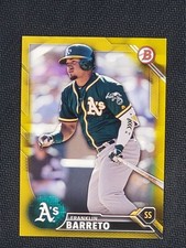 2016 Bowman Prospects Gold  /50 Franklin Barreto #BCP160