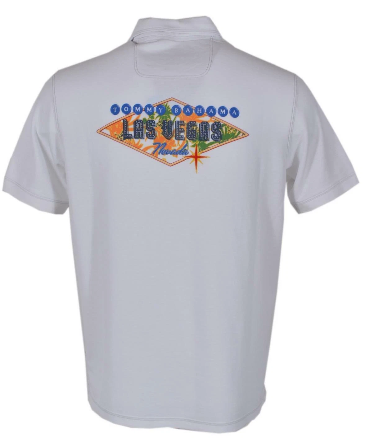 New Tommy Bahama Island Zone PASSPORT TO PARADISE Las Vegas Polo Golf Shirt L