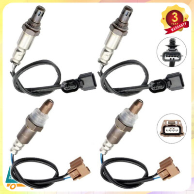 Set of 4 Oxygen O2 Sensors For Nissan Frontier Xterra 4.0L 2013 2014 Upper+Lower