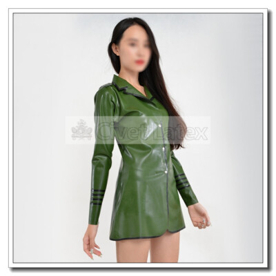 latex dress shirt Latex Dress Shirt Spread-Collar