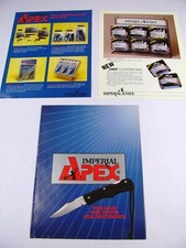 1988 IMPERIAL APEX KNIFE ADVERTISEMENTS 7 PAGES Apex Knives 