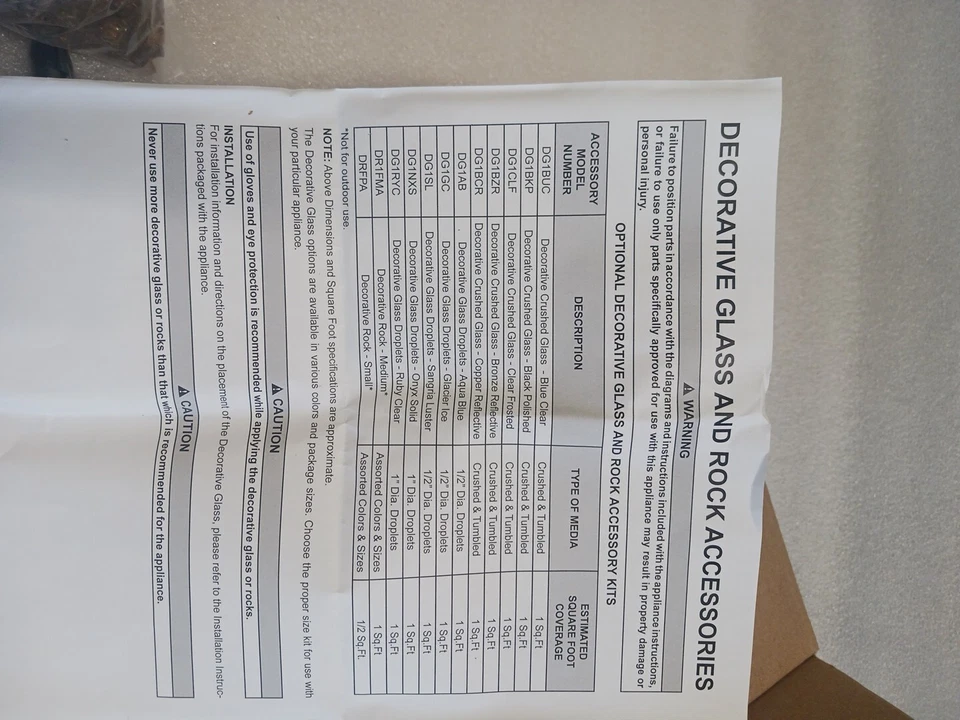 Vidrio triturado reflectante de cobre decorativo Empire Comfort Systems - 1 cuadrado Ft Foto 3 de 4