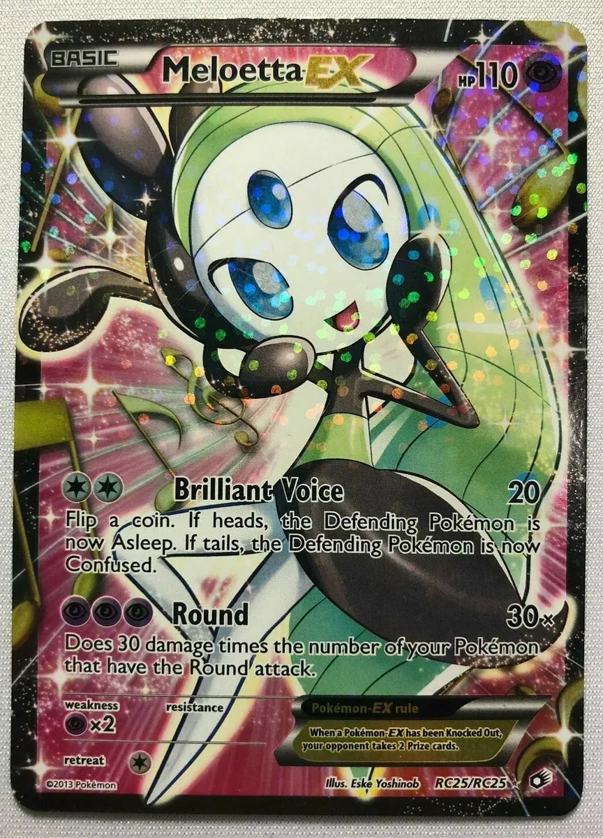 Carta Pokémon Meloetta EX (LTR RC25) - Ultra Rare - Legendary Treasures -  Near Mint - English - Centro del Fumetto Online