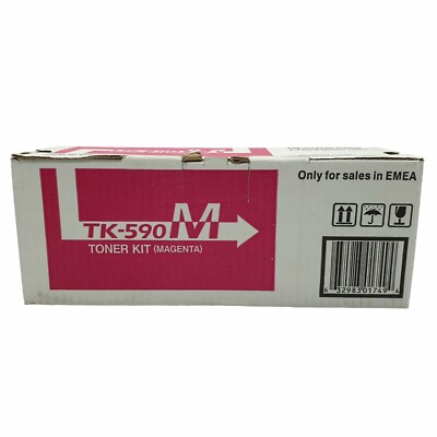Kyocera TK-590M Magenta Tonerkartusche Original Original Kit Ecosys Drucker Rot