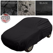 Small Water Resistant & Breathable Full Car Cover For a Smart Roadster in Black