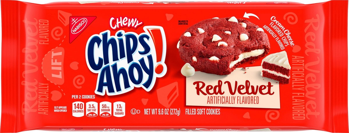 CHIPS AHOY! Chewy Red Velvet Cookies, 3 Pack (9.6 oz.) 💪💪 | eBay