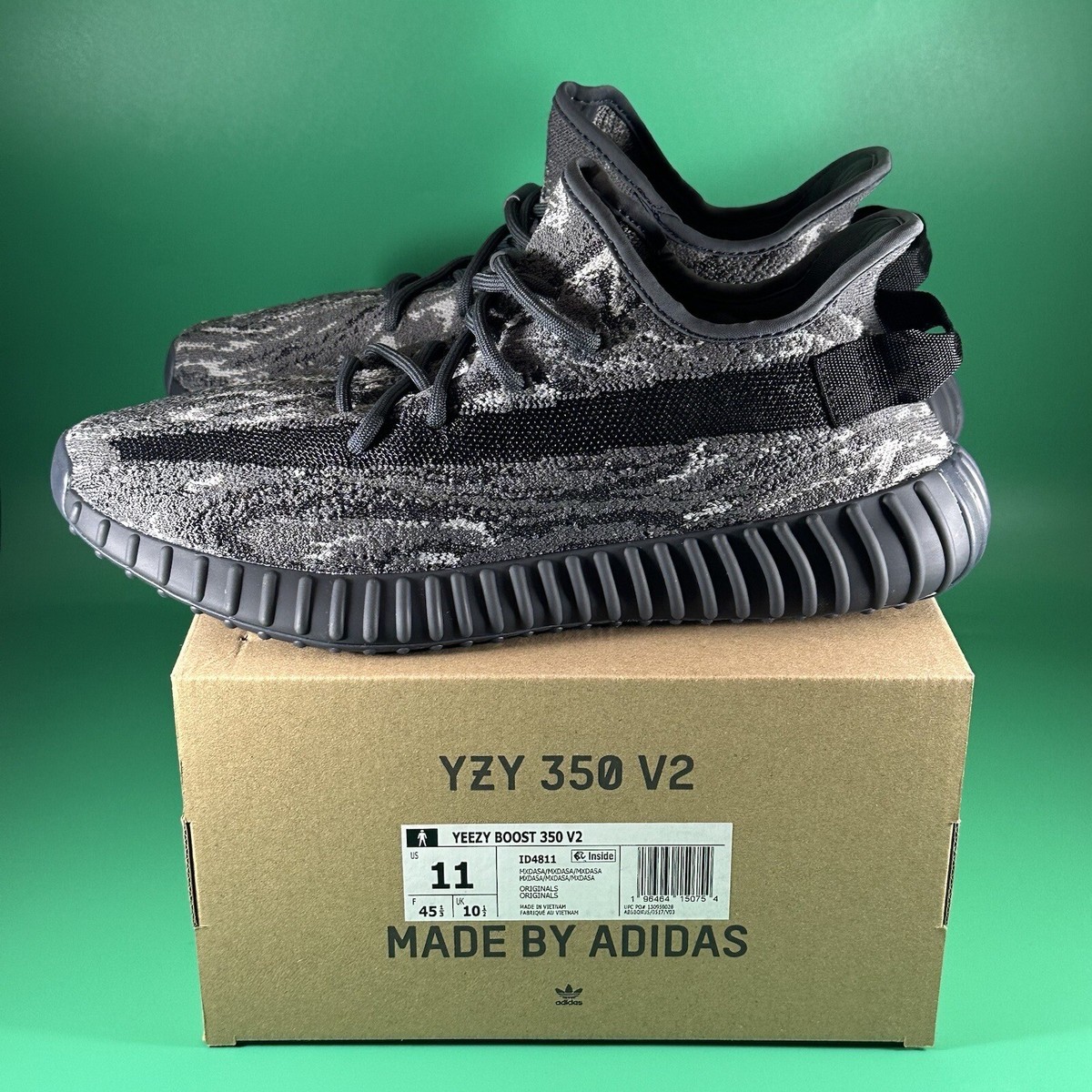 Size 11 - adidas Yeezy Boost 350 V2 Low MX Dark Salt ID4811 | eBay