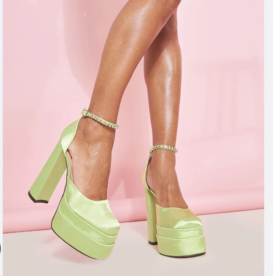 Pretty little thing platform heels 2025