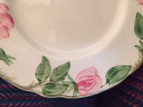 Franciscan Pink Desert Rose Bread and Butter B&B plate Excellent Vintage - Picture 5 of 12