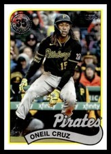 2024 Topps Series 1 Oneil Cruz 1989 Topps #89B-60 Pirates