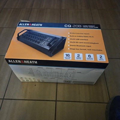 Allen & Heath CQ-20B Digital Mixer w/ Wi-Fi and Bluetooth Connectivity 20in/8out