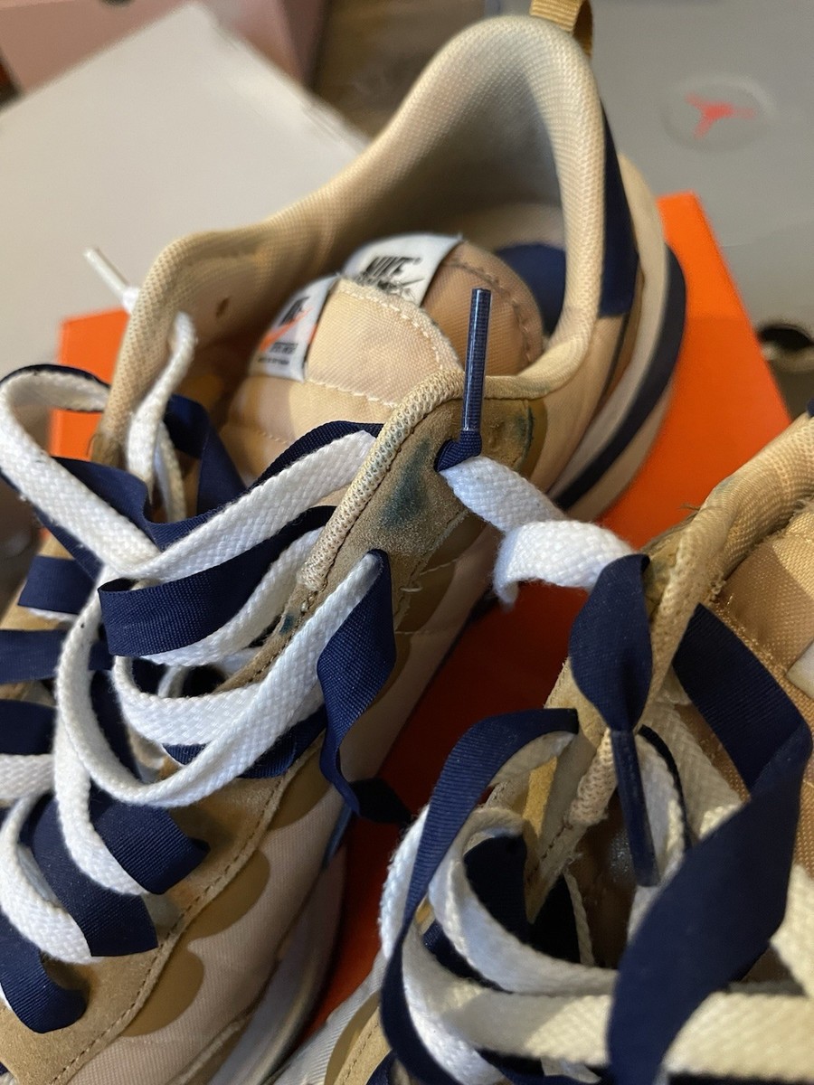 Size 11 - Nike VaporWaffle x Sacai Tan Navy View 3