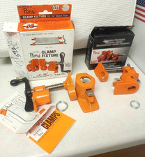 2 Pony pipe clamps 1 fits 3/4" and 1 fits 1/2" USA Pipe not included