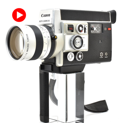 NEAR MINT ] Canon Auto Zoom 814 Electronic Super8 8mm Movie Camera