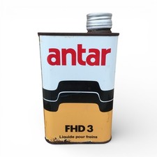 Ancien petit bidon Antar / Liquide de freins / Automobilia / Garage