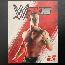 WWE 2K15 PS4 PlayStation 4 manuale istruzioni/solo inserimento