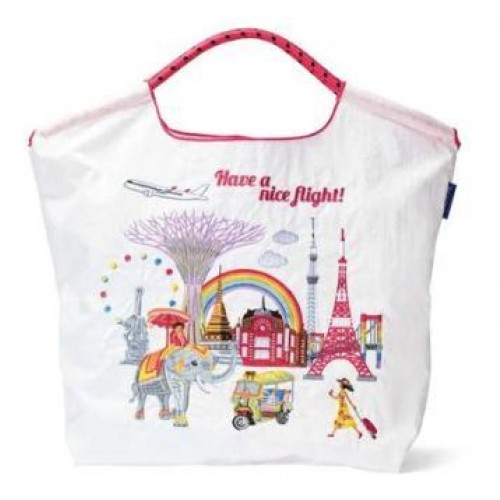 【JAL限定】Ball＆Chain 刺繍エコバッグ トラベル JAL Limited Edition Ball and Chain Collaboration Eco Bag Tote Bag