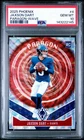 2025 Panini Phoenix Paragon Silver Wave Jaxson Dart #4 /299 PSA 10 GM Rookie RC