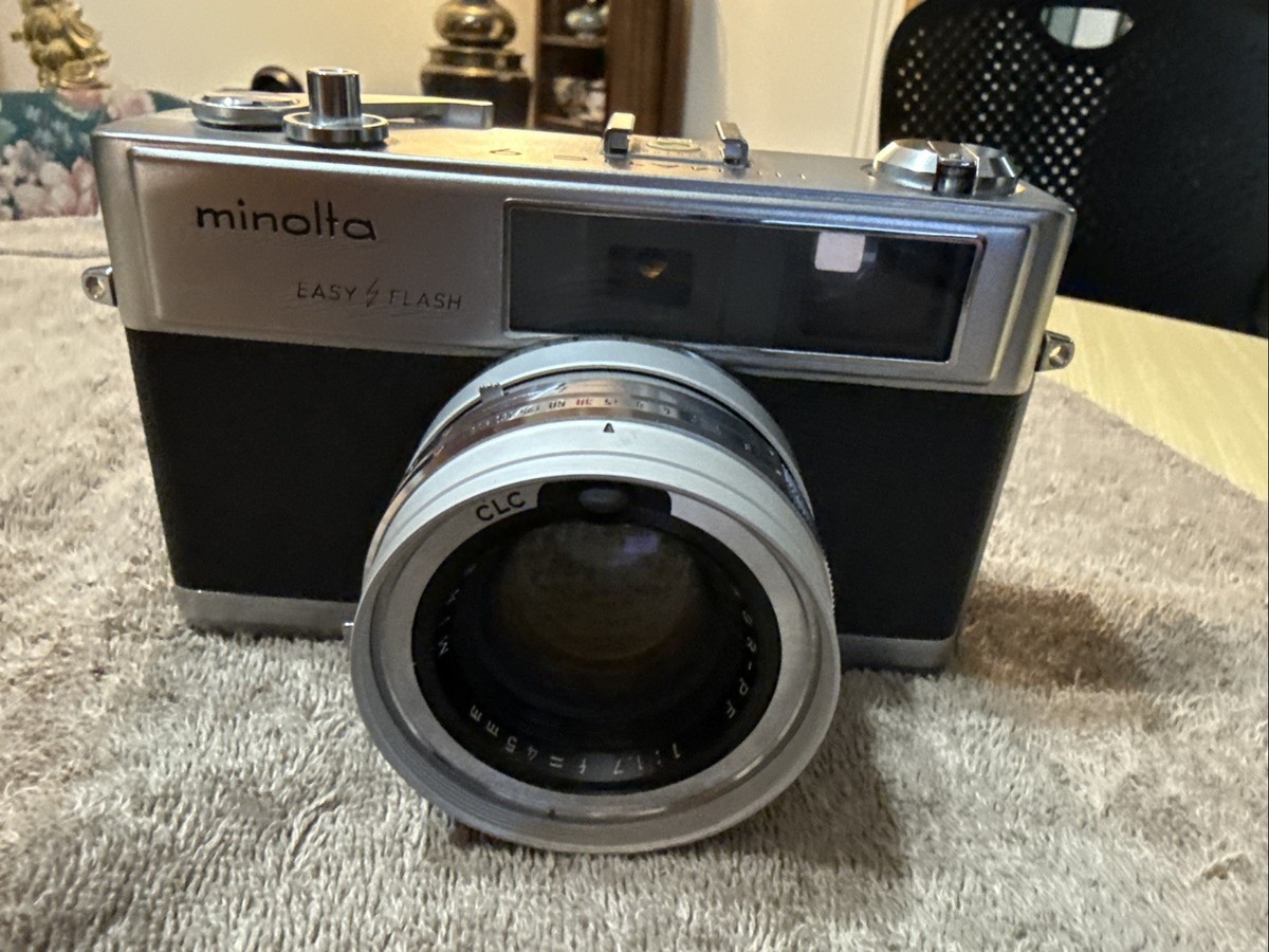 Minolta Hi-Matic 9 Easy Flash Film Camera w/45mm Rokkor Lens | eBay