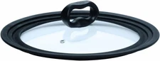 Ecolution Universal Lid for Pots and Pans, Fits 6-Inch to 8-Inch Small, Black 