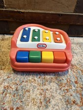 Little Tikes Piano Tap A Tune Red Baby Toddler Keyboard Xylophone