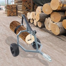 2000lbs Log Trailer Heavy duty Transporting Cart Trolley Log Skidding Arch Cart