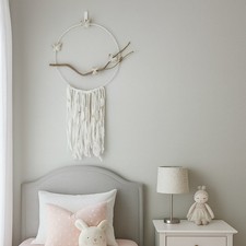 Pottery Barn Kids Butterfly Feather Tassel Hanging Wall Decor