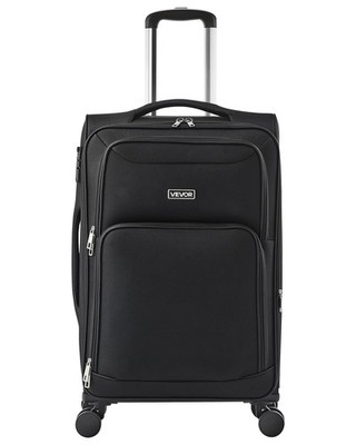 Softside Expandable Luggage with Spinner Wheels, 24-Inch Softside Checked Medium