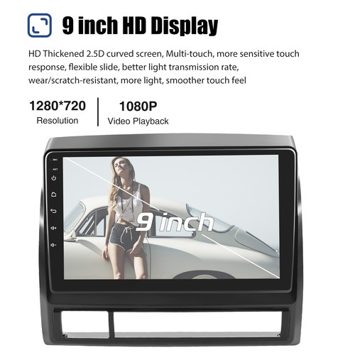 4+64G Carplay For Toyota Tacoma 2005-2013 Car Stereo Radio Android 14.0 GPS Navi - Picture 4 of 12