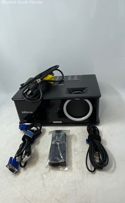 Infocus Black DLP Home Theater Remote VGA Composite S-Video Projector
