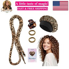 Velvet Heatless Curls Overnight Hair Curlers to Sleep In, Overnight Curls Thi...